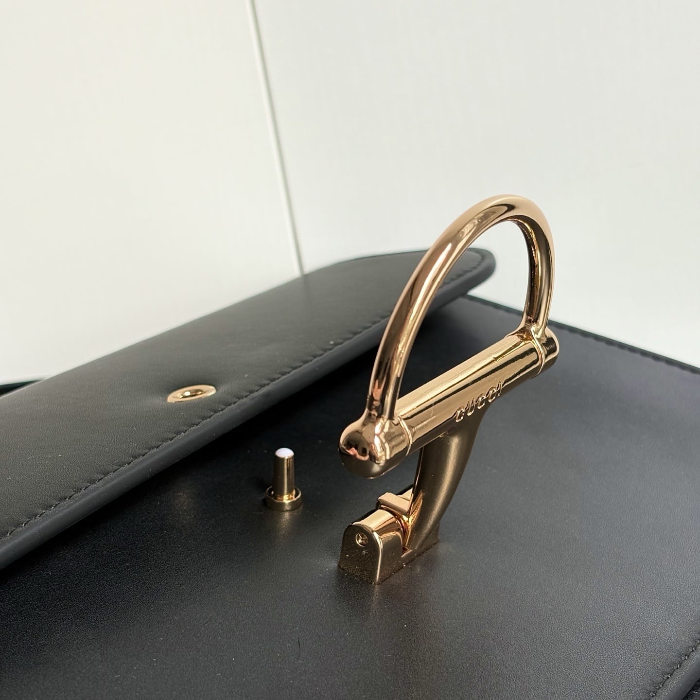 Gucci Siena Medium Top Handle Bag Black Leather 25Cm 855535 AAFKB 1000 - Image 6
