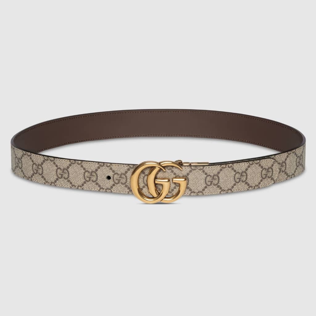Gucci GG Marmont Reversible Belt Brown Leather 659417 92TIC 8358 - Image 3