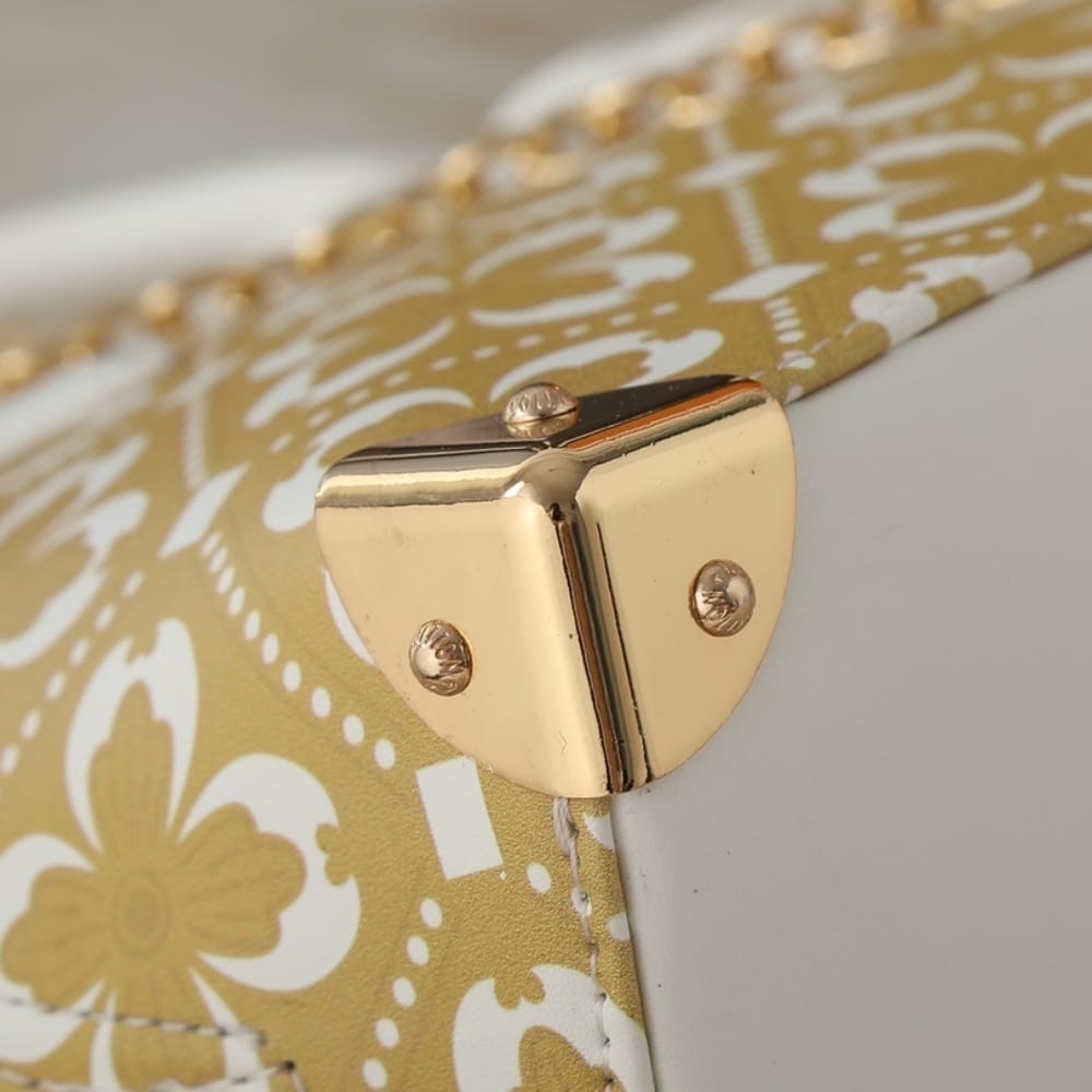 Louis Vuitton Alma Trunk BB White Gold Handle Bag 22cm M28032 - Image 7