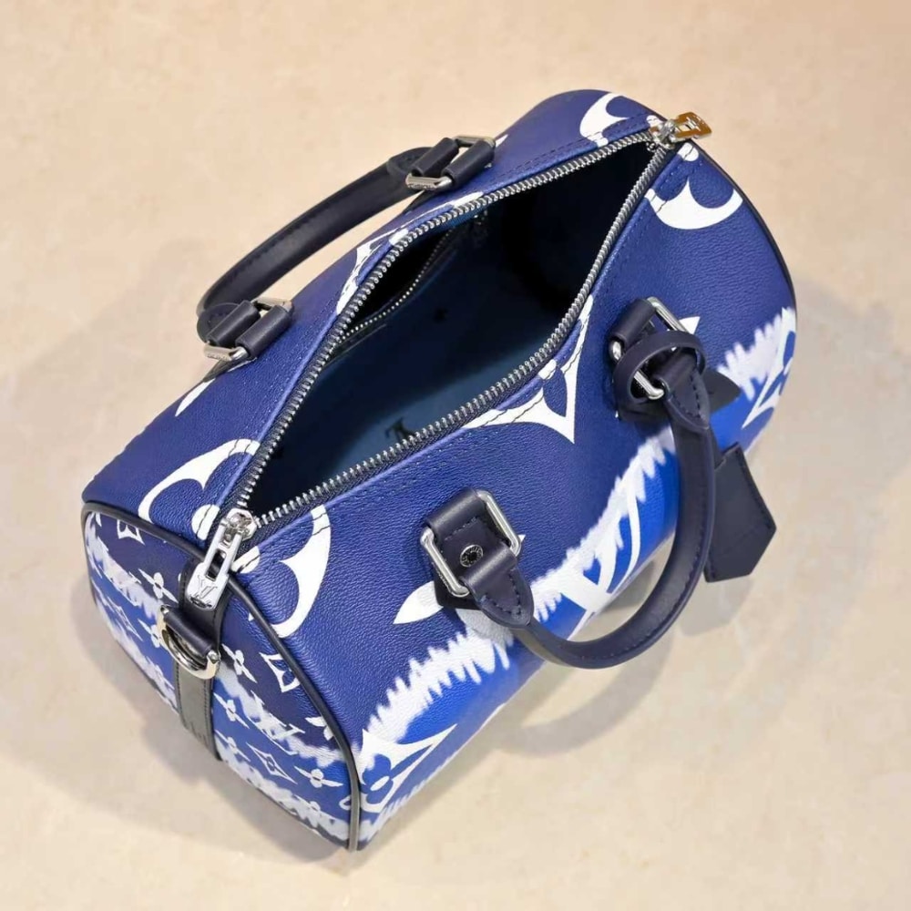 Louis Vuitton Speedy Bandouliere 30 Monogram Escale Canvas Blue 25cm - Image 7