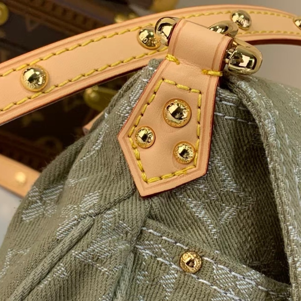 Louis Vuitton Sunset Khaki Denim 27cm M27210 - Image 6