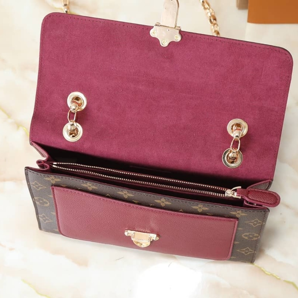 Louis Vuitton Victoire Monogram Canvas Red 26Cm M41731 - Image 8