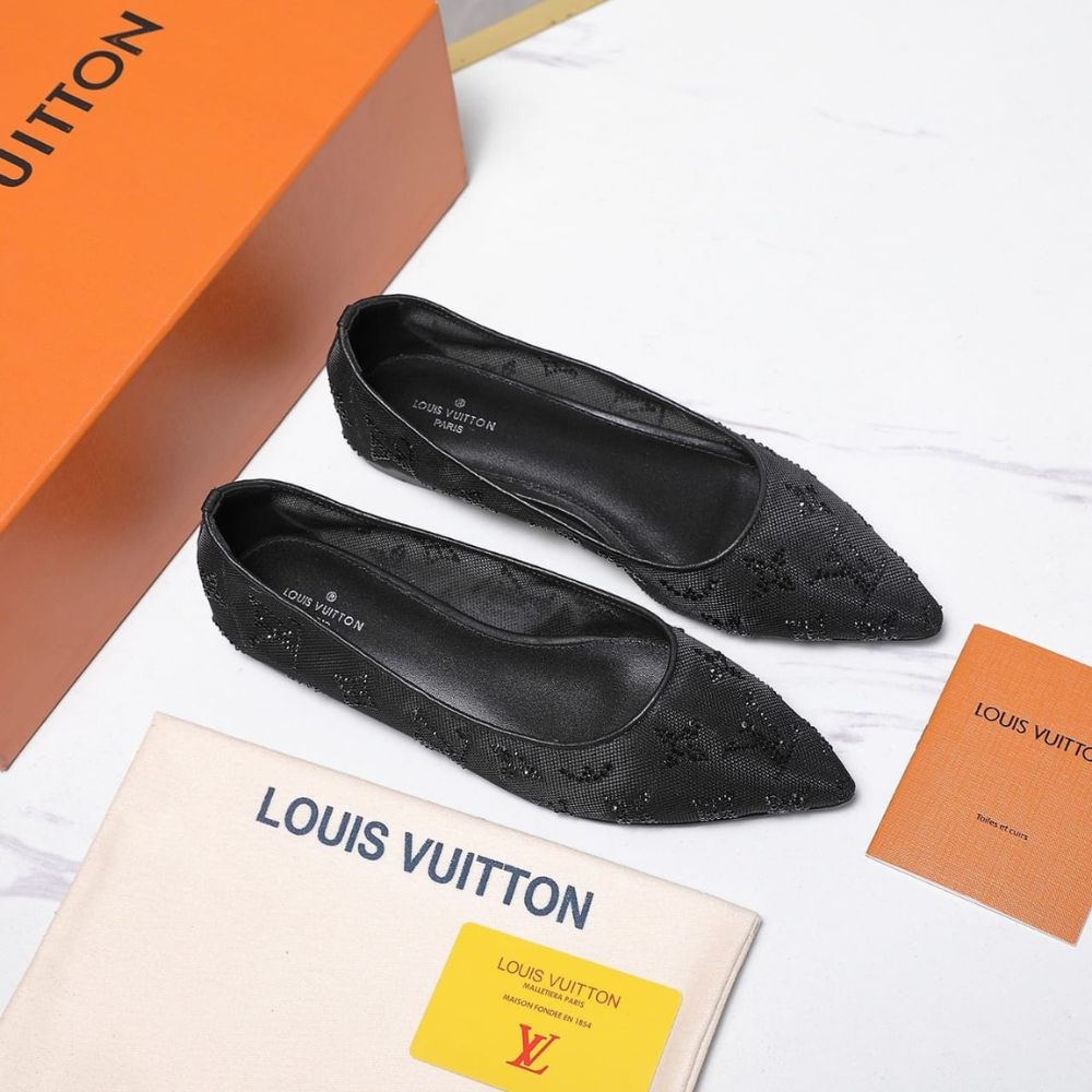 Louis Vuitton Gala Flat Ballerina Black 1AIDR8 - Image 2