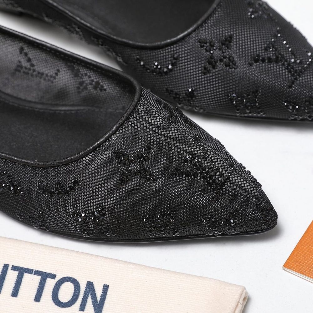 Louis Vuitton Gala Flat Ballerina Black 1AIDR8 - Image 9