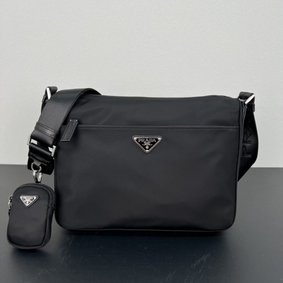 Alternative view of Prada Re Nylon Bag Black 30Cm 1Bc421 Rv44 F0002 V D1M